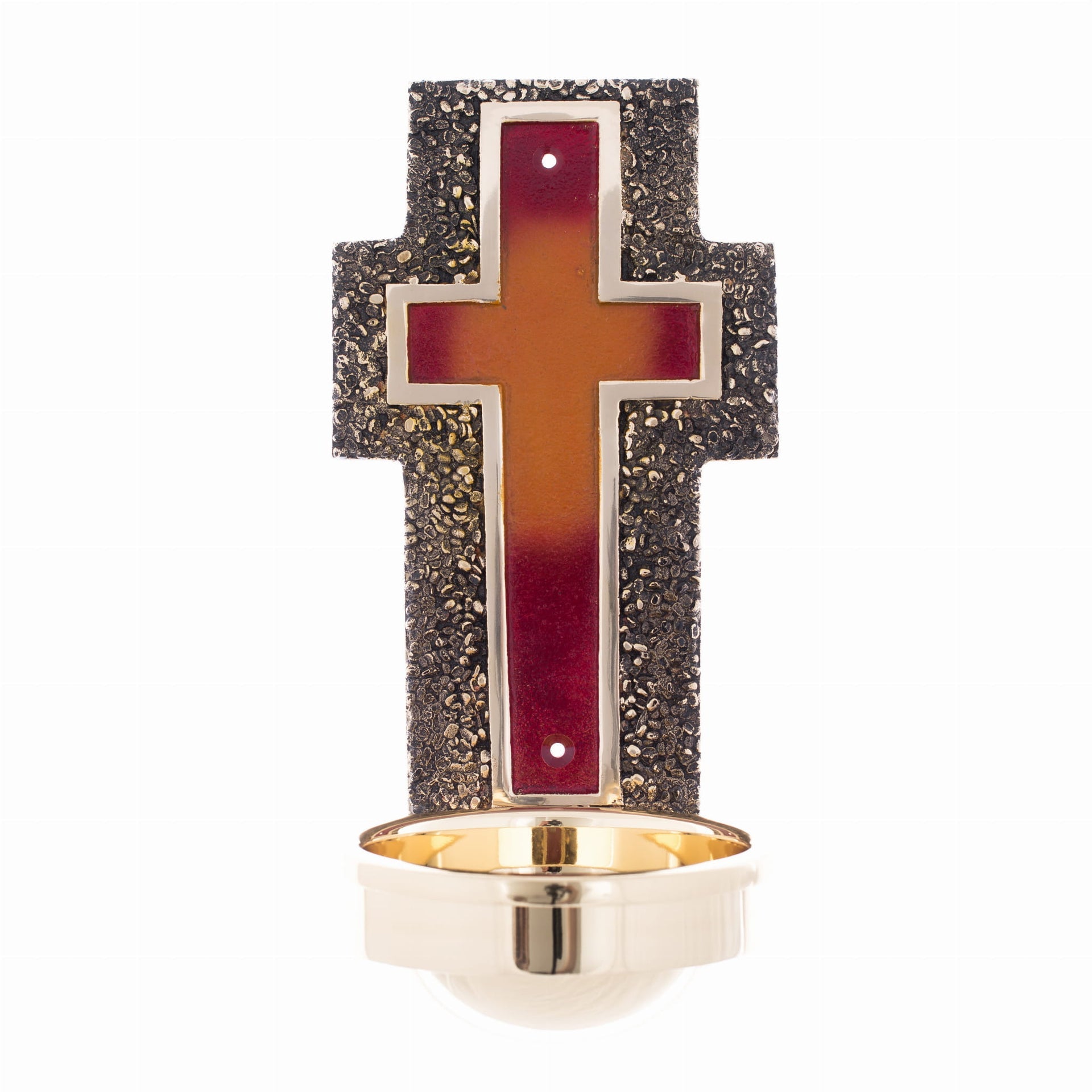 Kropielnica mosiężna z krzyżem - ORNATY.PL