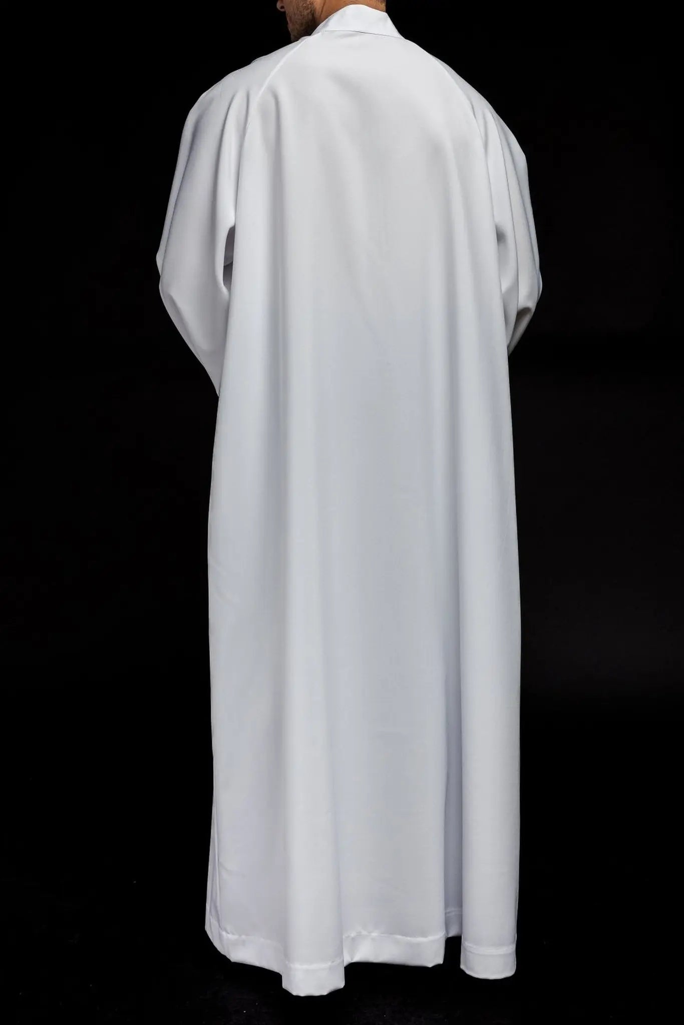 Priest's robe zip front White