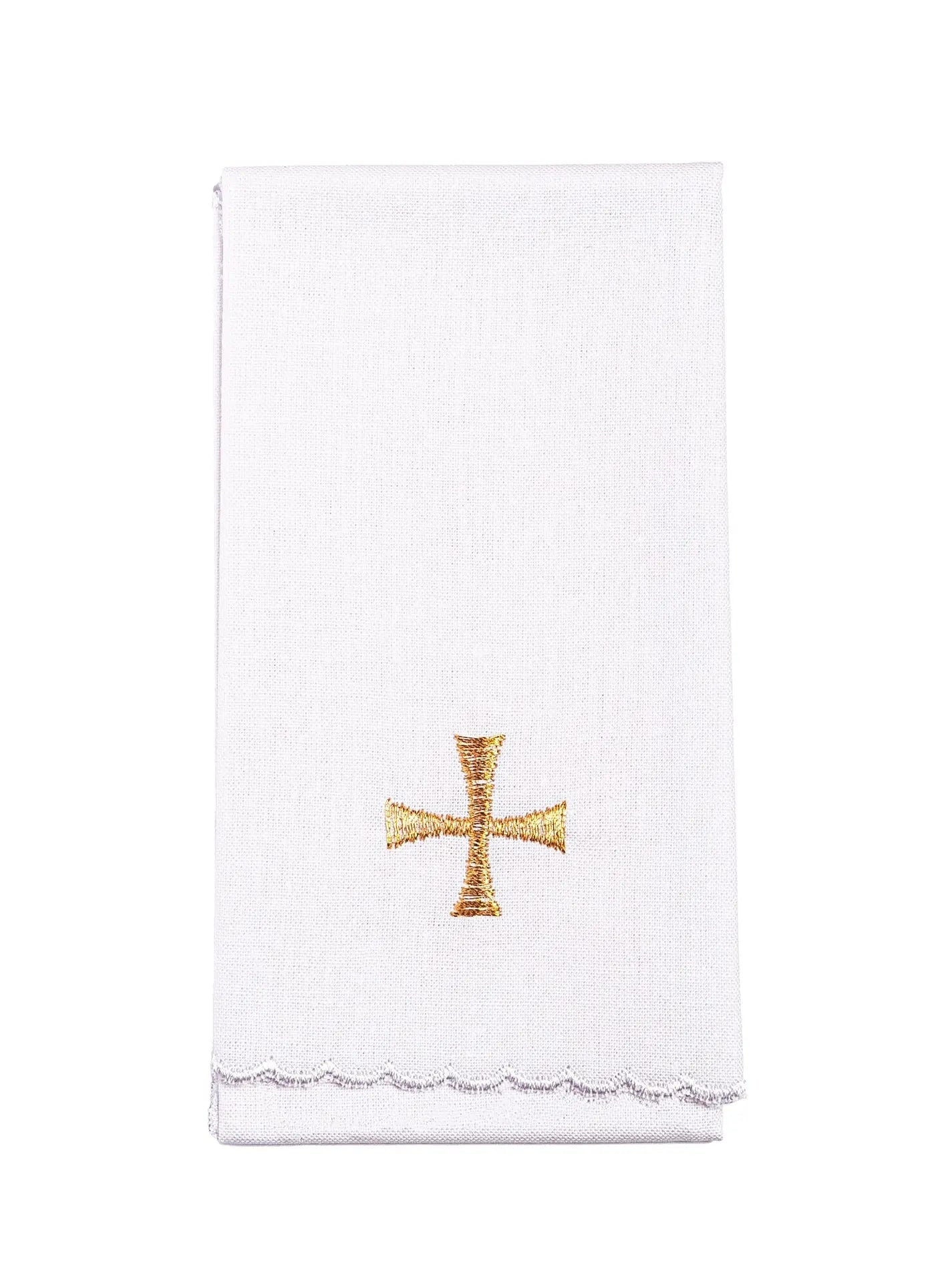 Embroidered chalice linen for Christmas