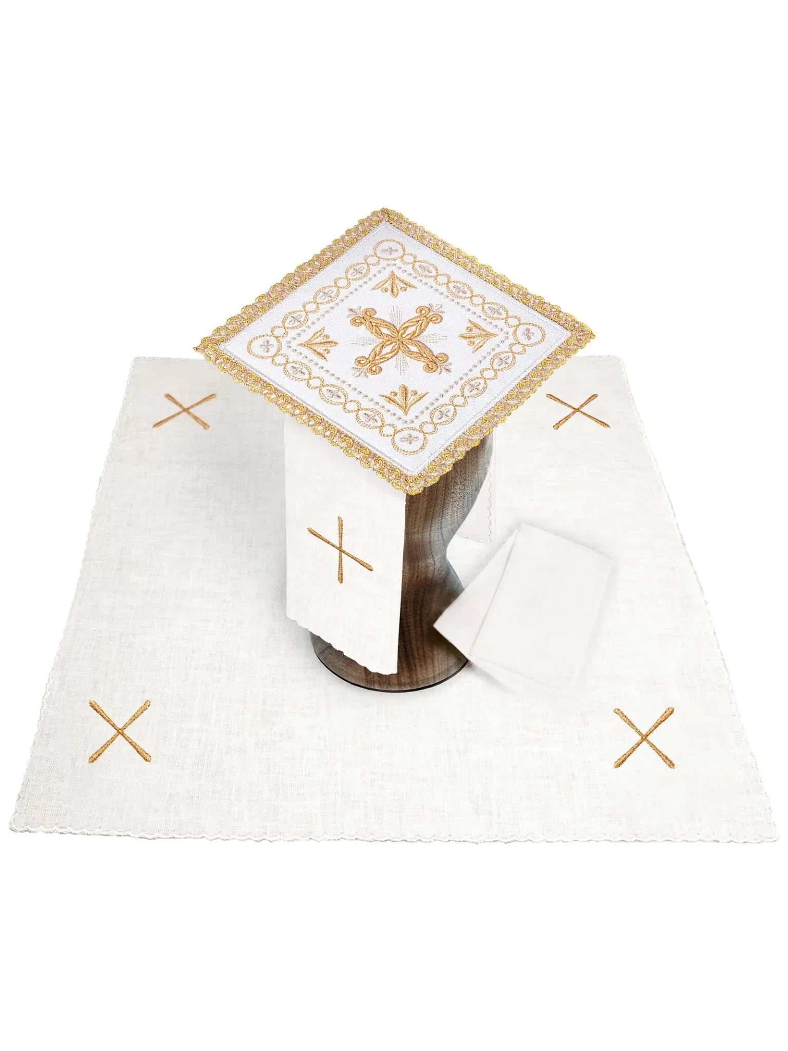Embroidered Chalice Set IHS - HAFTINA ATELIER