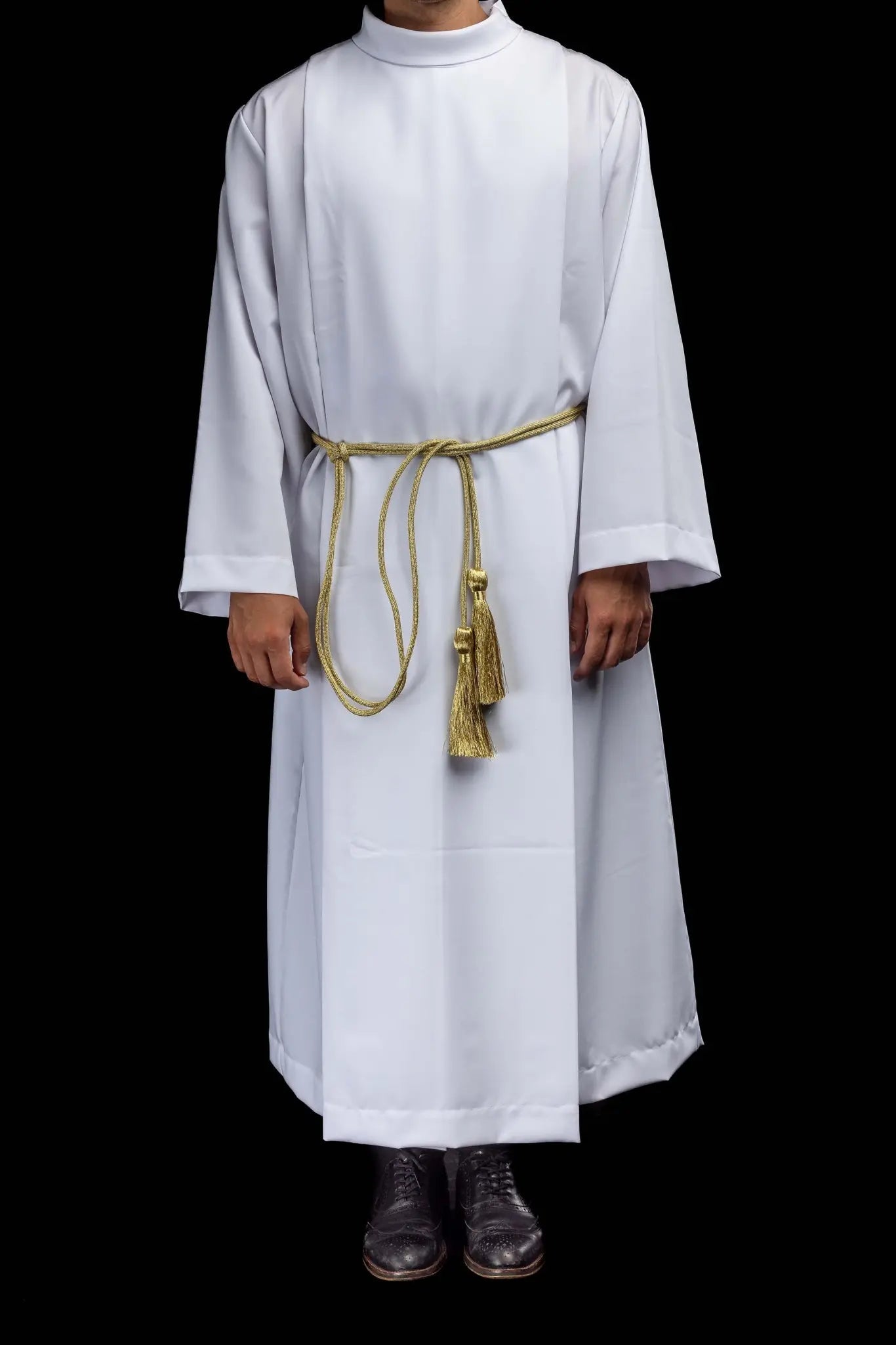 Gold liturgical cincture with tassels - HAFTINA ATELIER