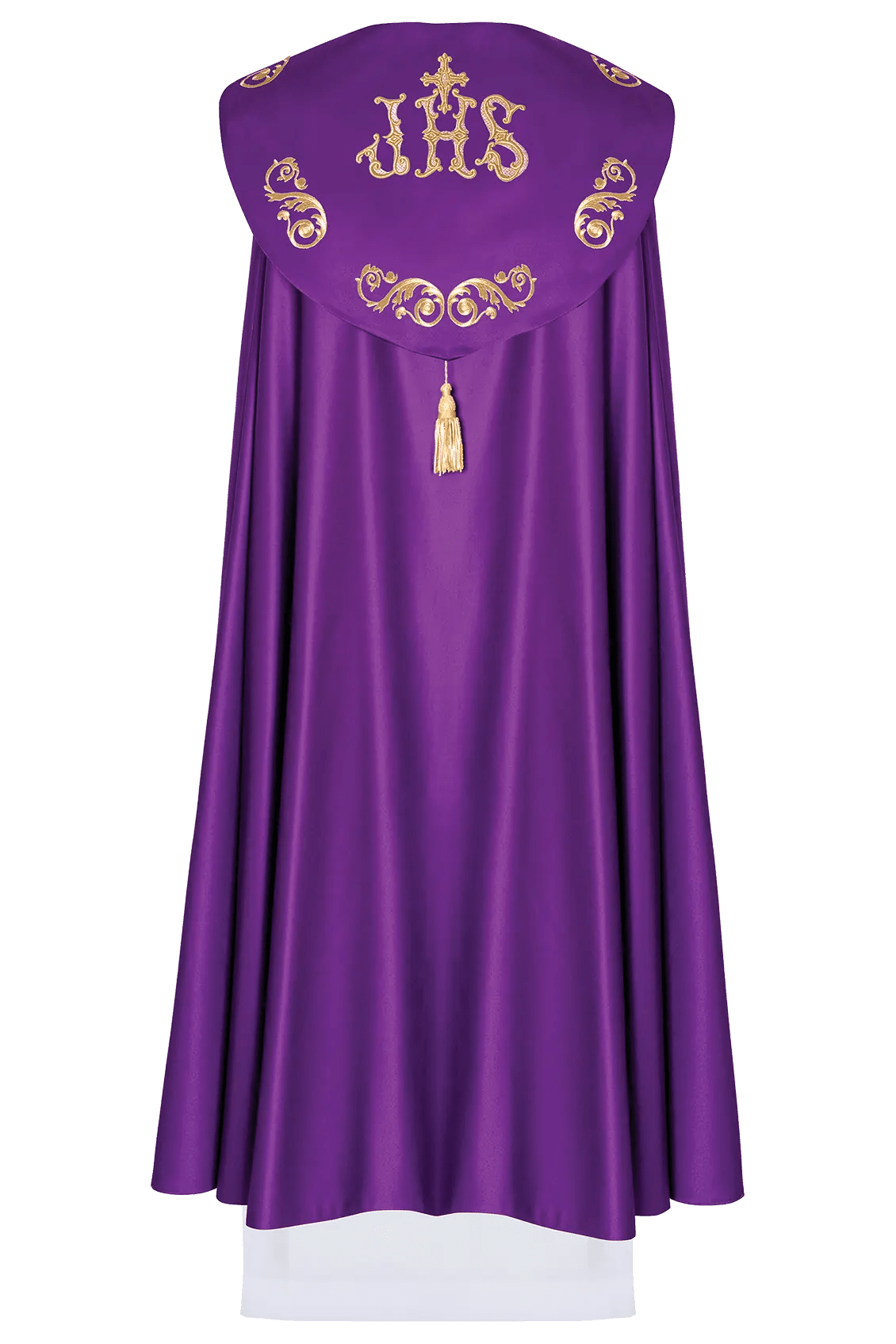 Liturgical cape with rich IHS monogram - HAFTINA ATELIER