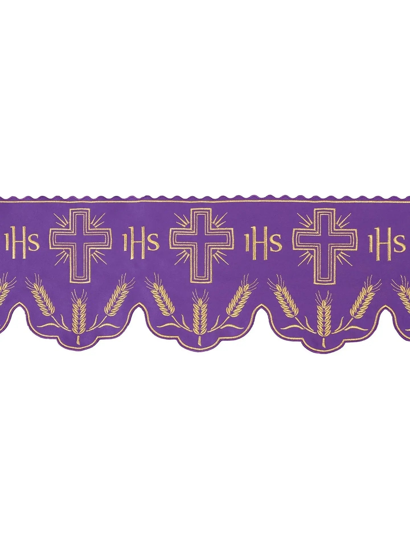 Metre with IHS monogram in red cross motif
