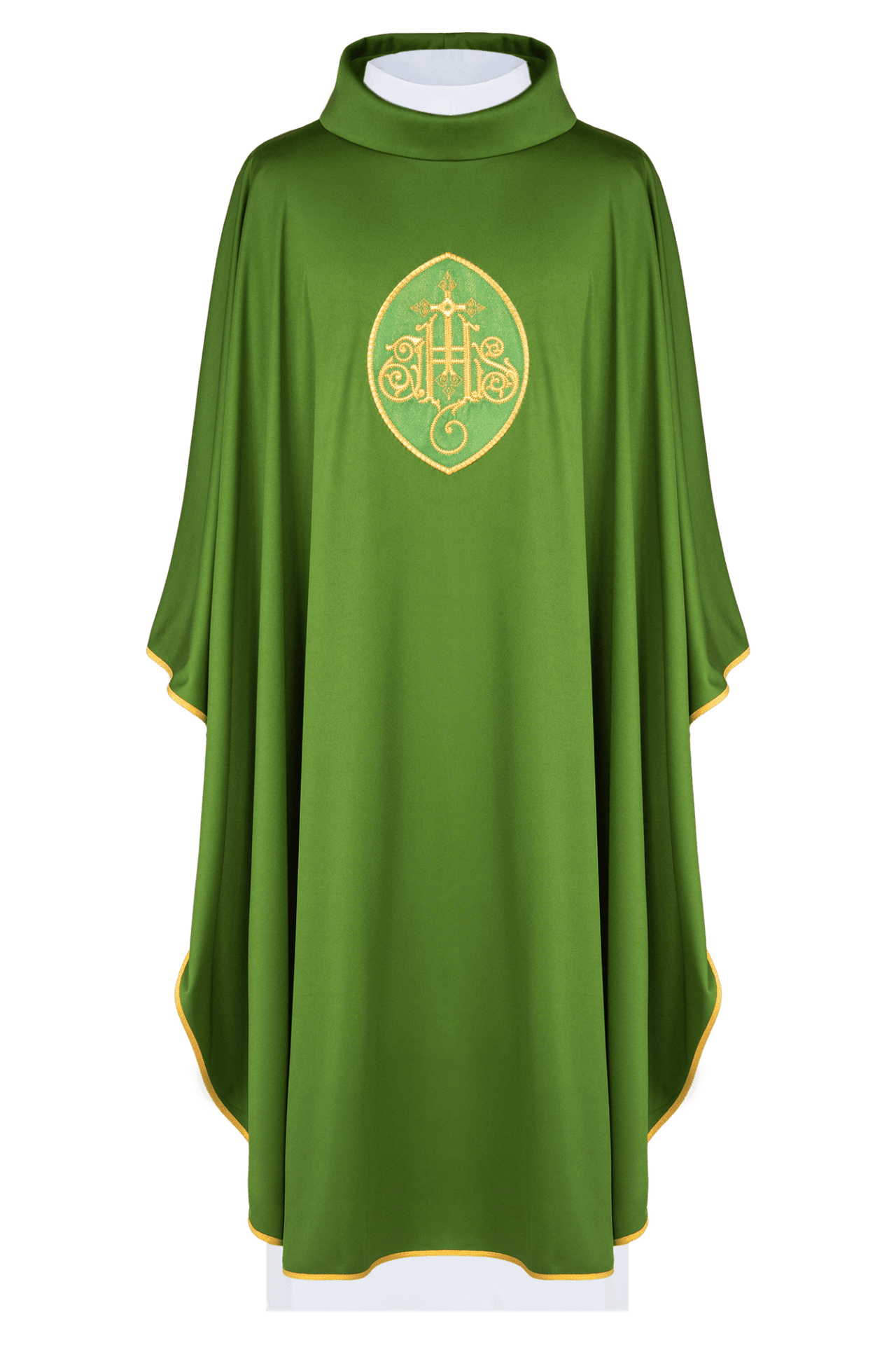 Ornat haftowany z IHS lekka dzianina SACROLITE