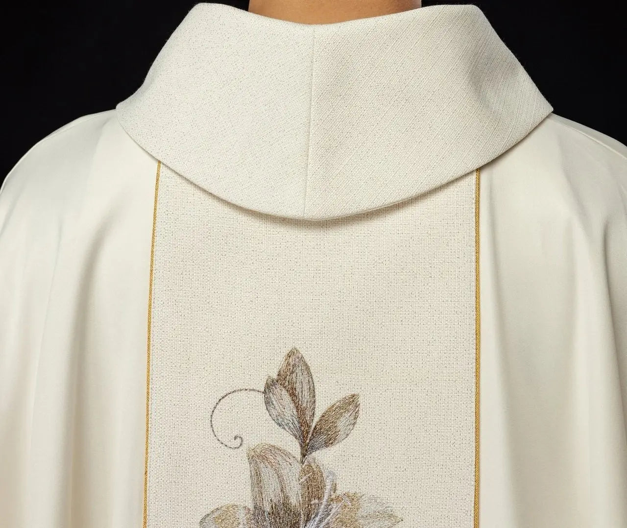 Embroidered chasuble with the image of Our Lady of Guadalupe