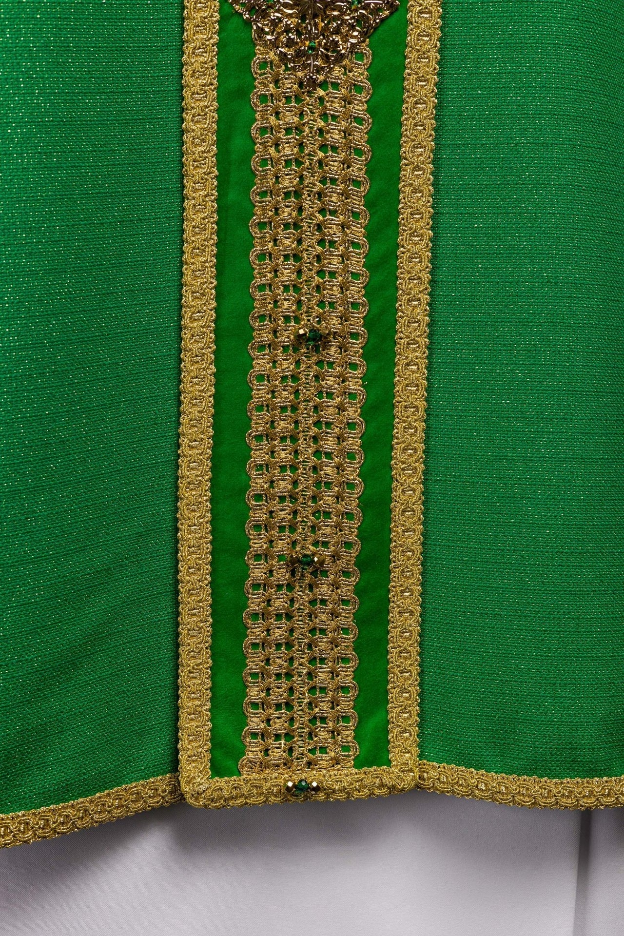 Ręcznie wykonany ornat z naturalnymi kamieniami Handmade 7001