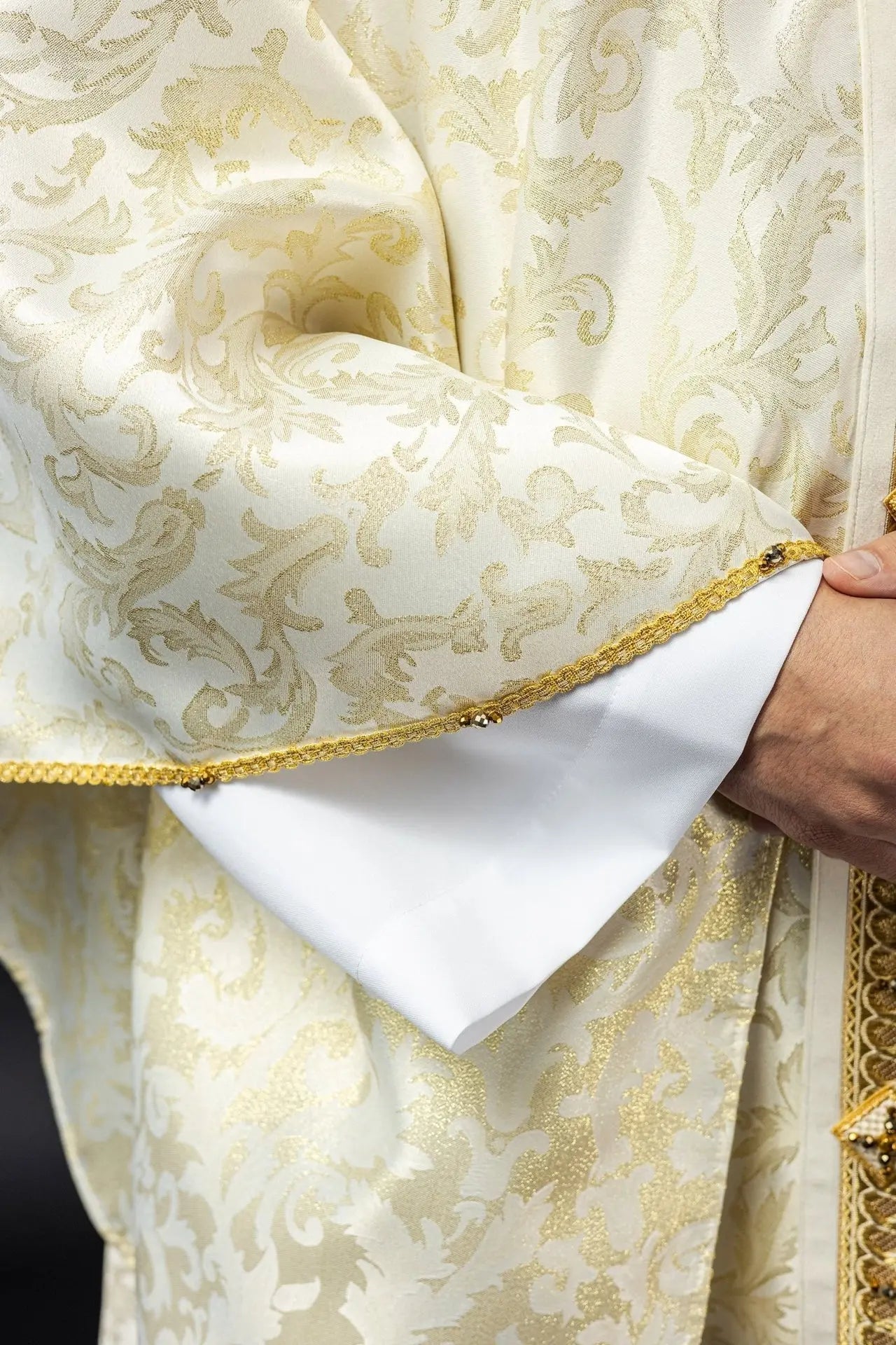 Handmade Chasuble with Natural Stones – Handmade 7003 Collection