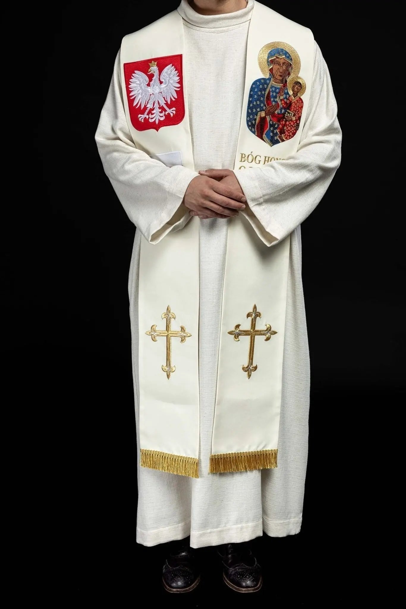 Estola bordada Nuestra Señora de Czestochowa