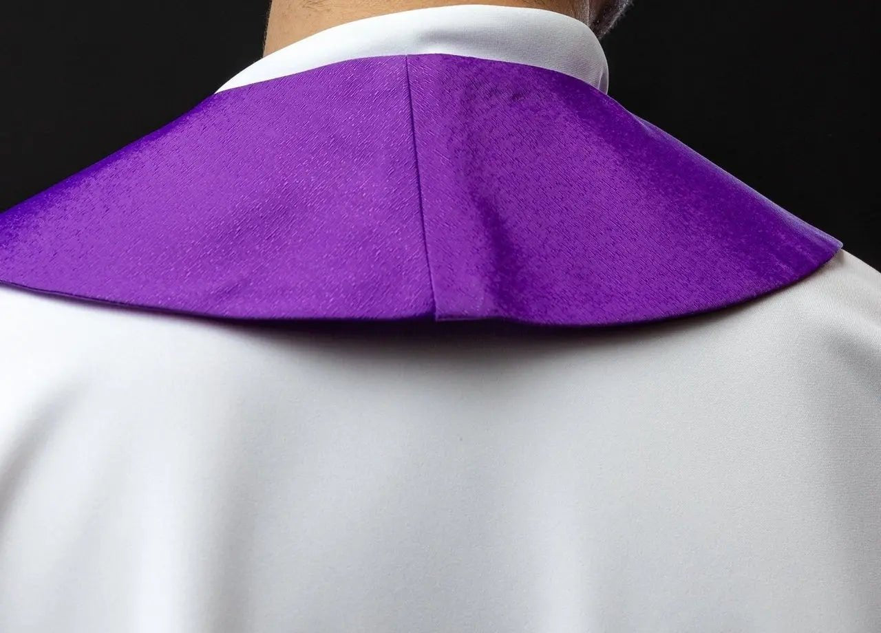 Estola bordada para Cuaresma con Jesús
