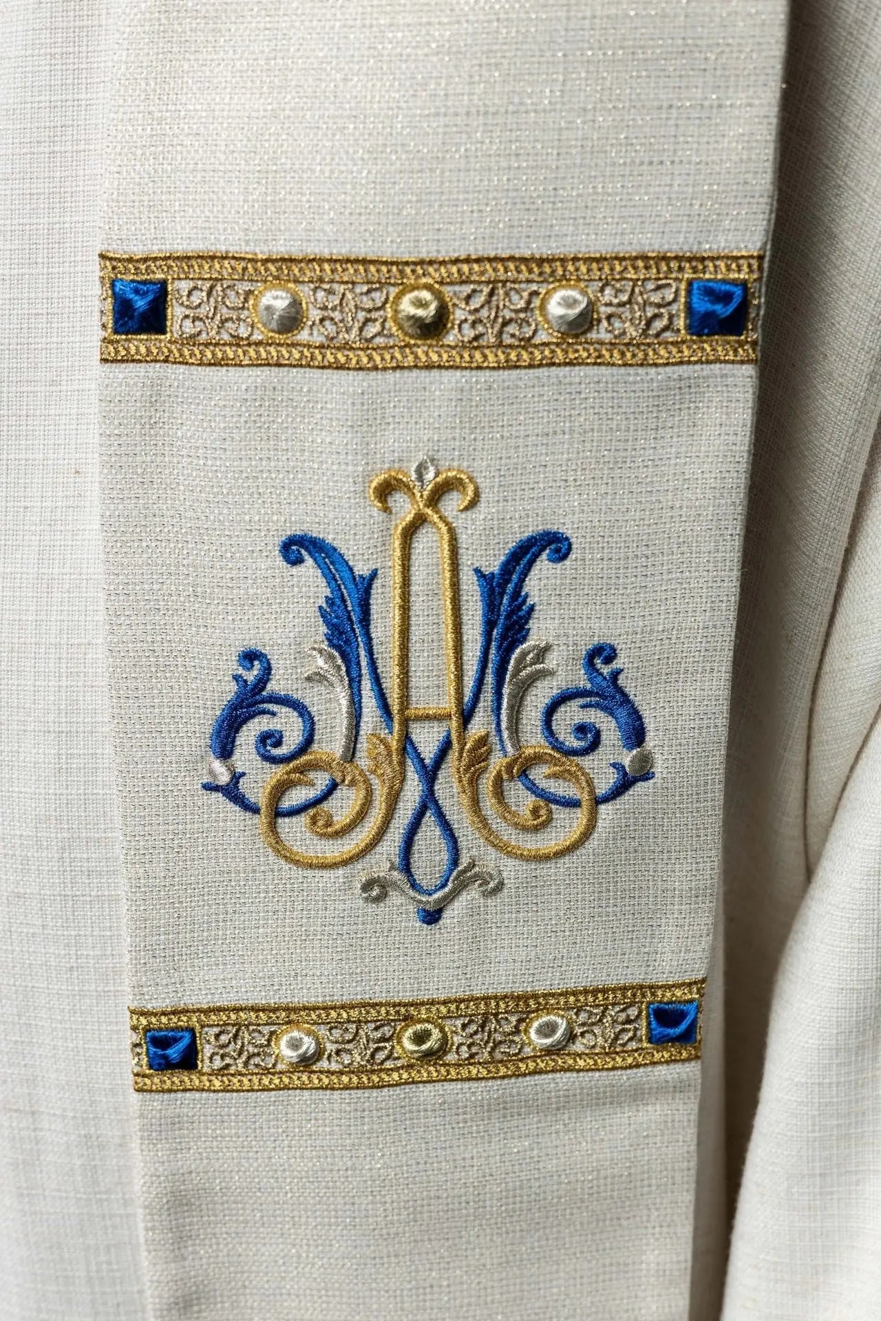 Embroidered Marian Stole