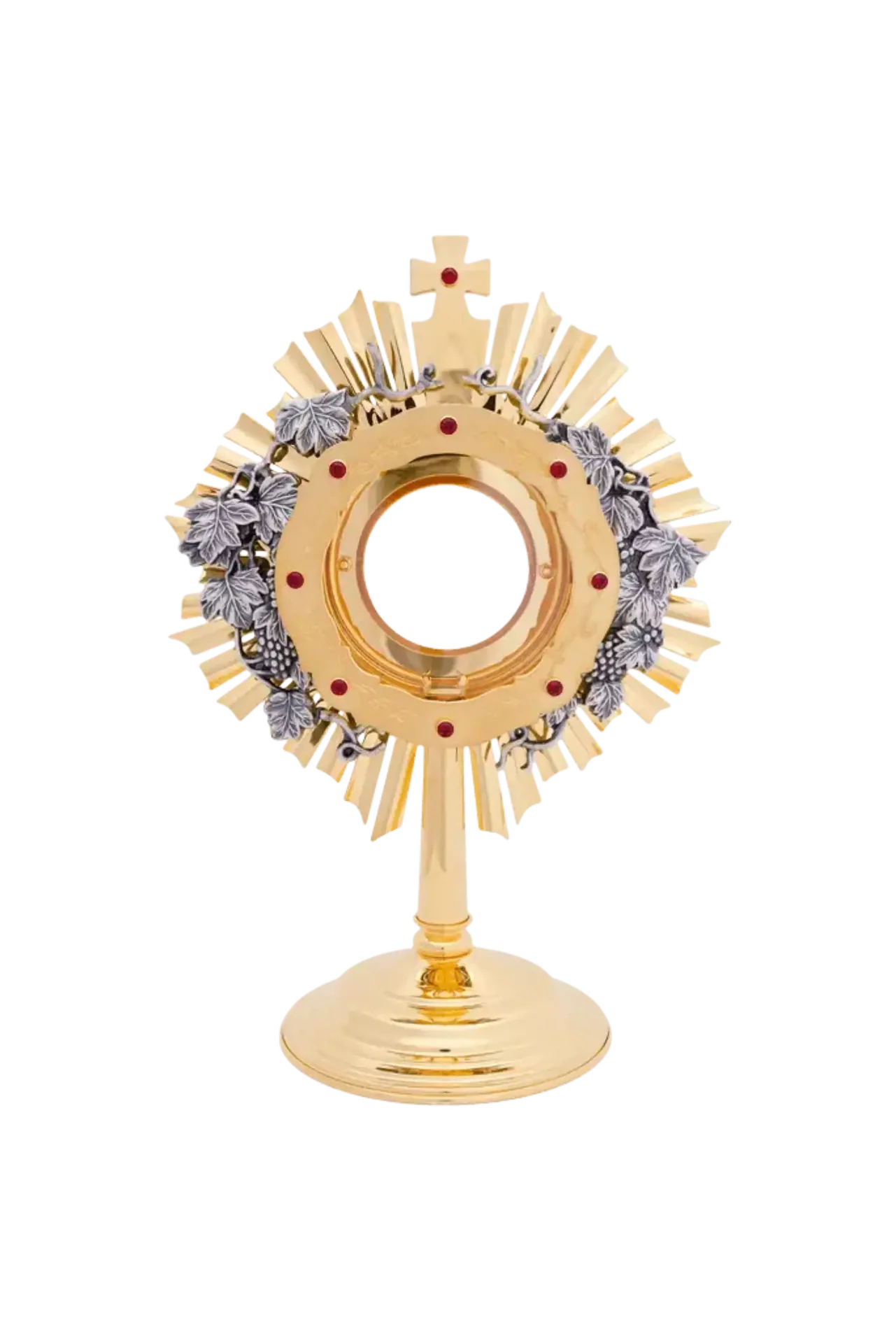 Monstrancja wykonana z Mosiądzu pozłacana - ORNATY.PL