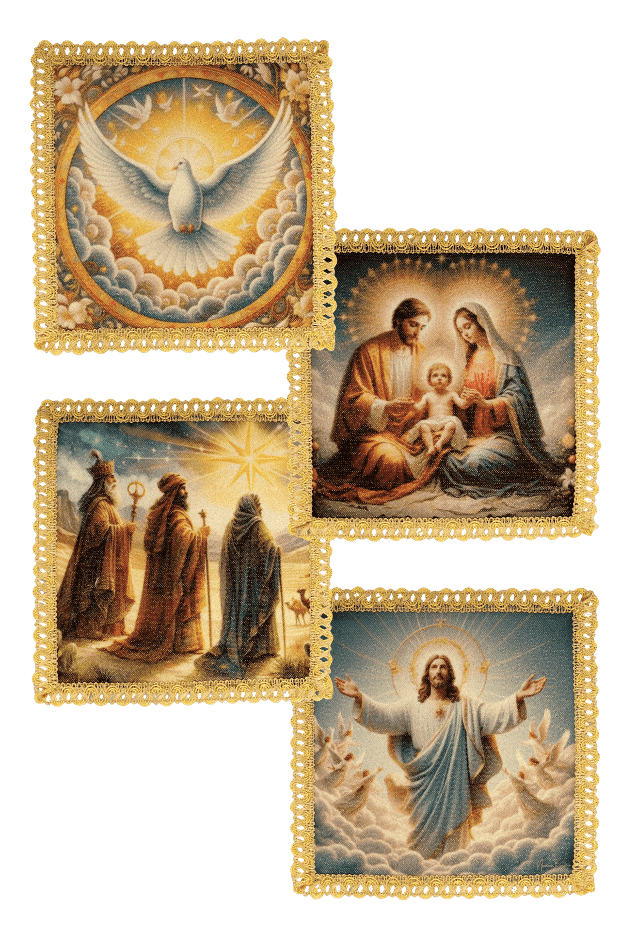 Zestaw czterech palek na różne uroczystości liturgiczne