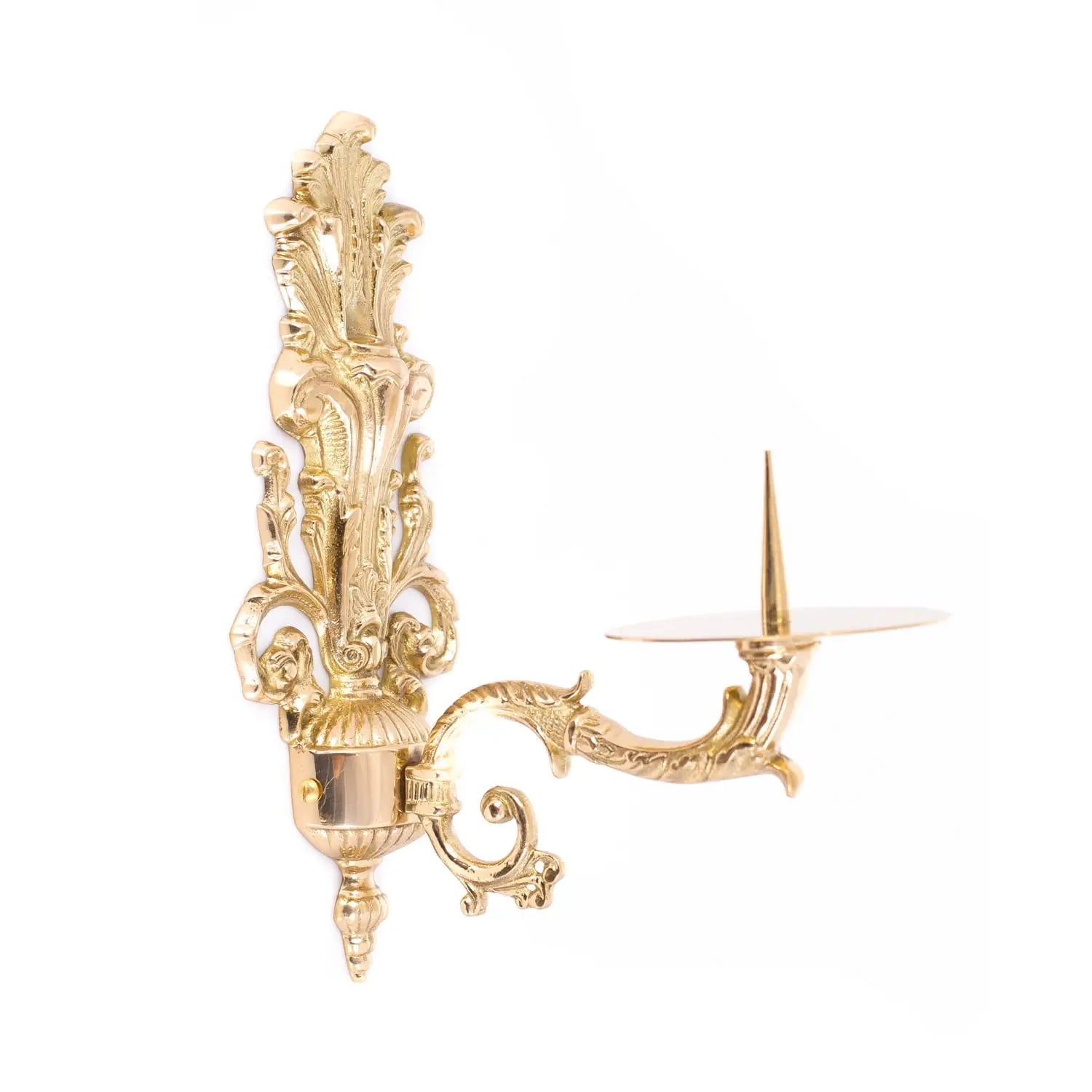 Candelabro Zaqueo de Pared de Latón