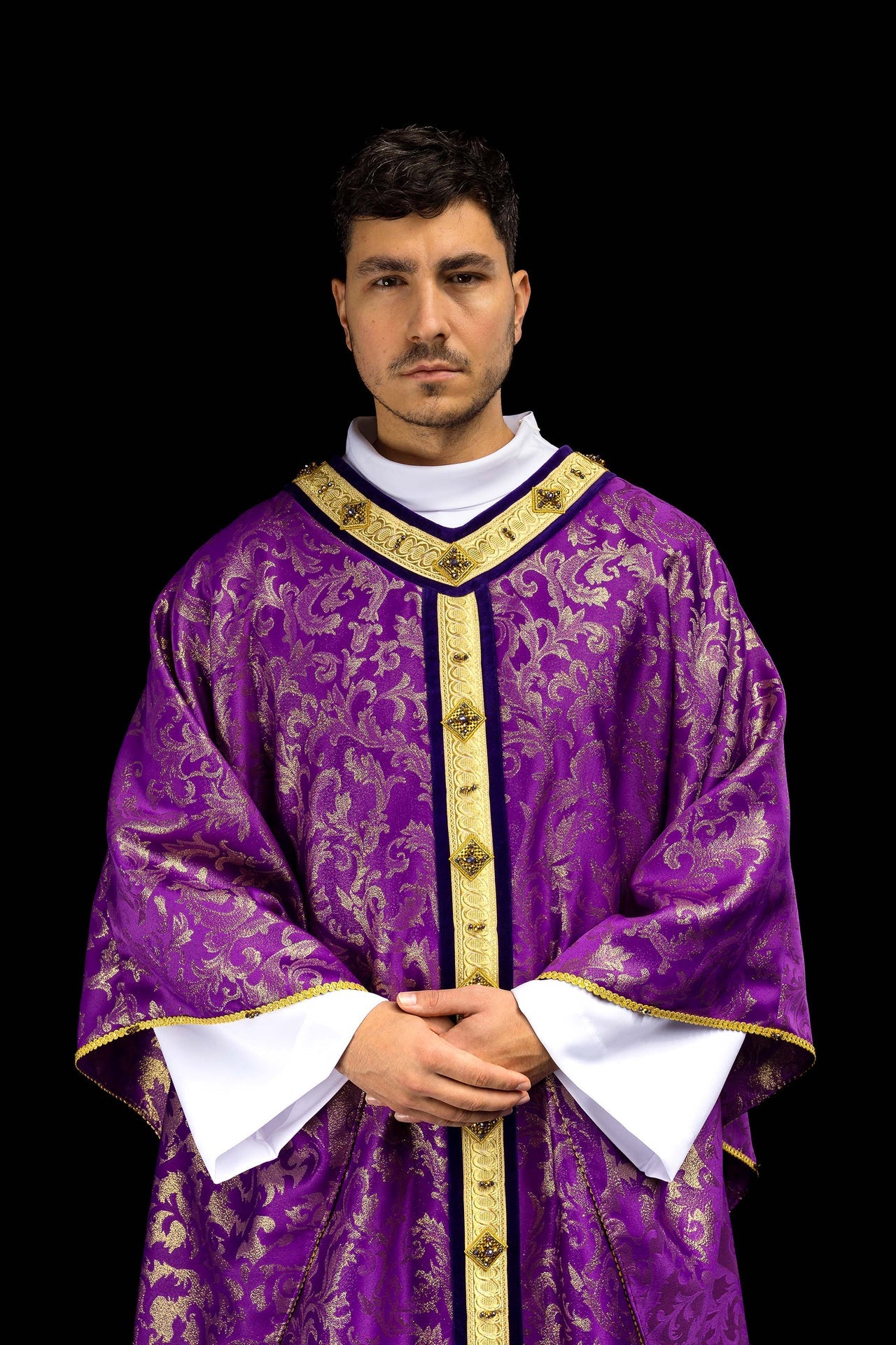 Ornamento hecho a mano con piedras naturales Handmade 7003