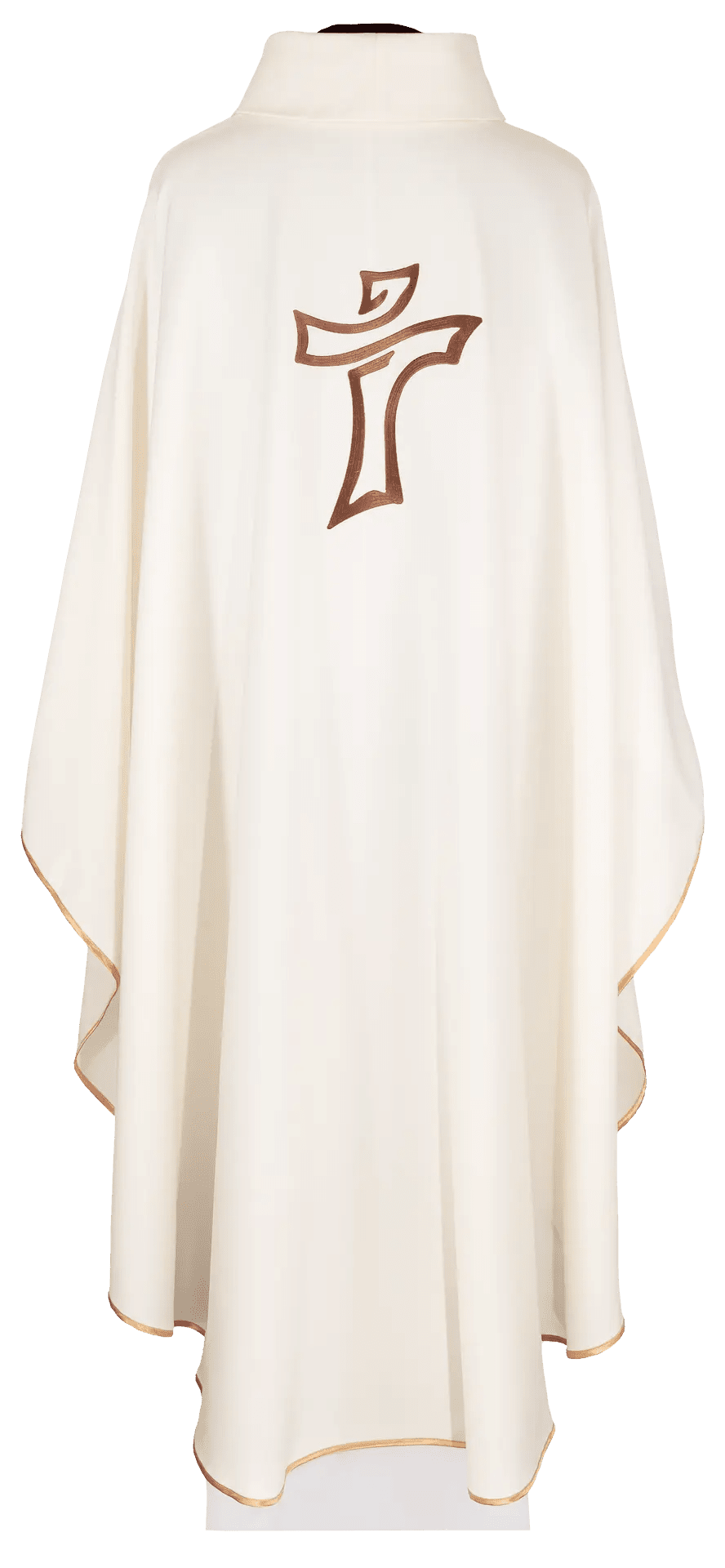 Casulla ecru con una imagen de la Divina Misericordia de Jesús