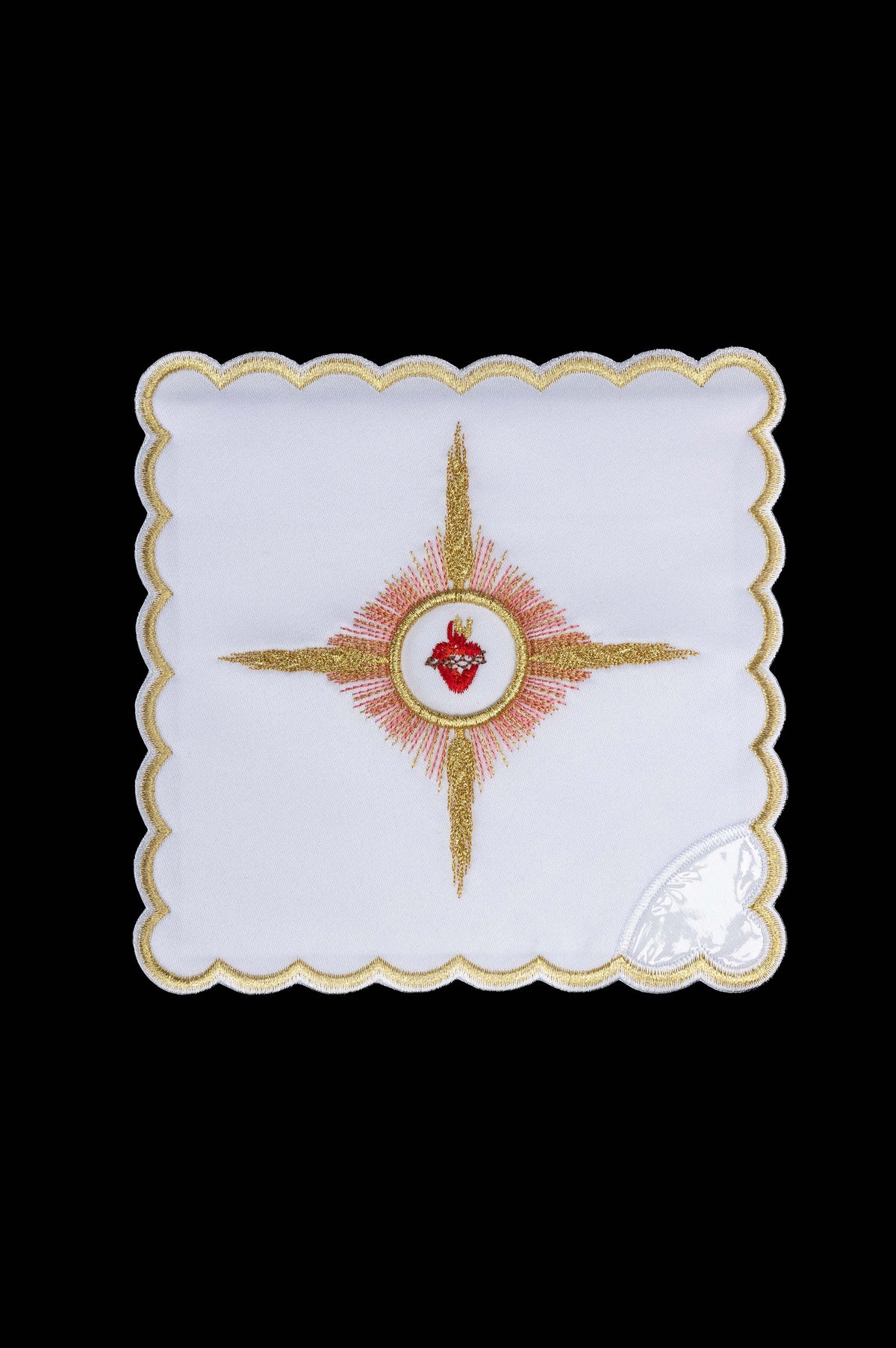 Palia bordada con el Símbolo del Sagrado Corazón de Jesús