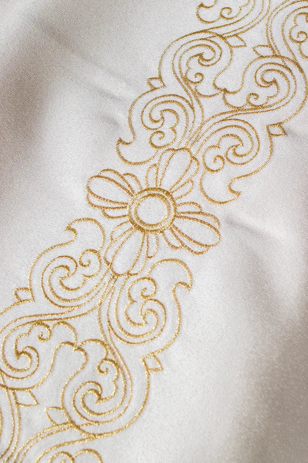 Embroidered liturgical veil with IHS symbol