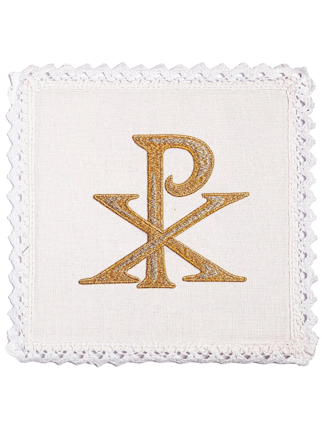 Bielizna kielichowa haftowana PAX lniana