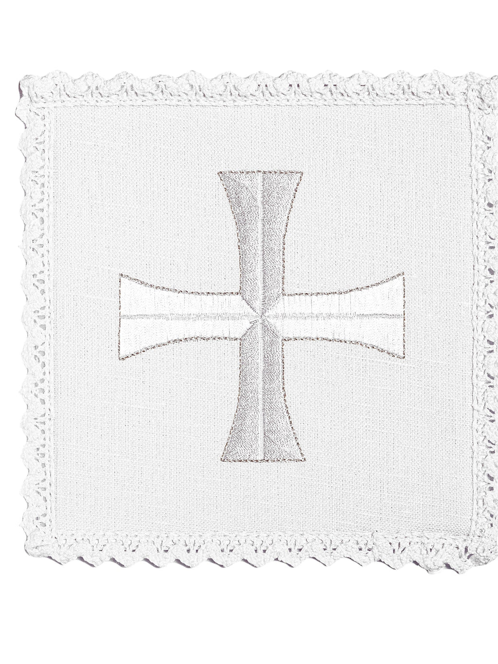 Bielizna kielichowa z delikatnym haftem krzyża