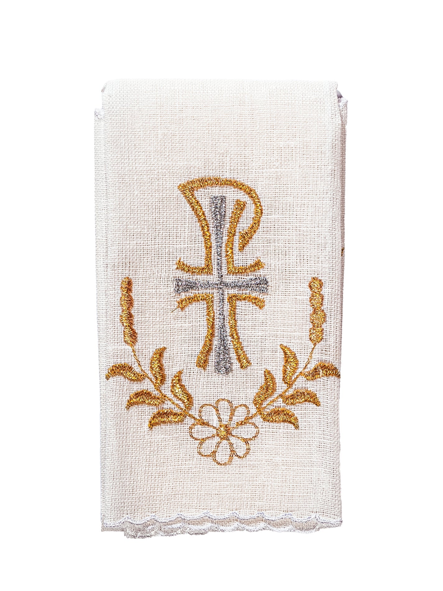 Bielizna kielichowa z złotym motywem PAX