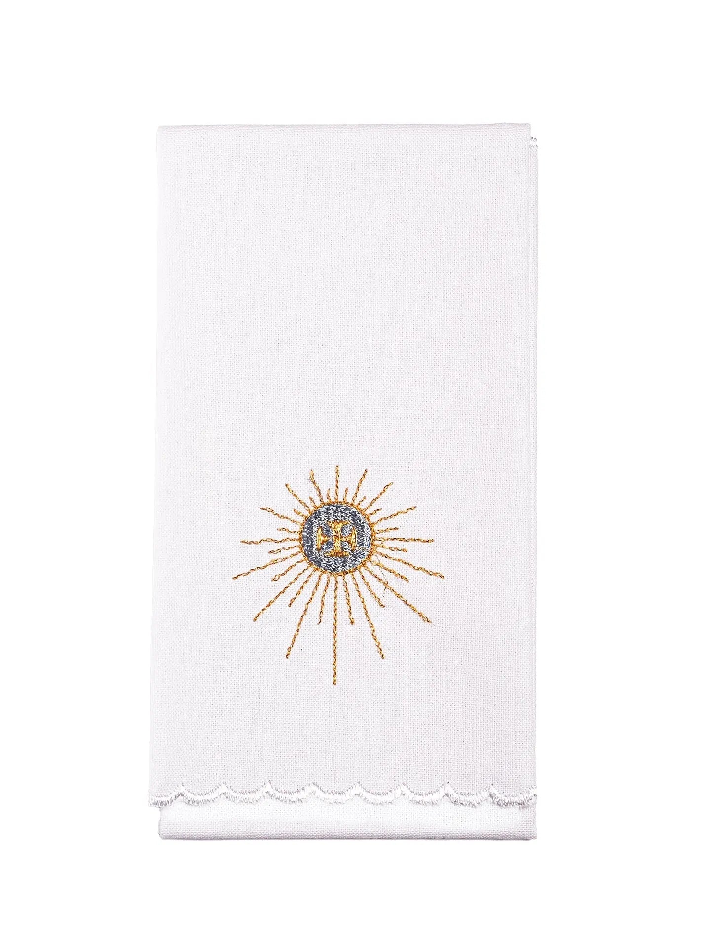 Lencería de cáliz ricamente decorada