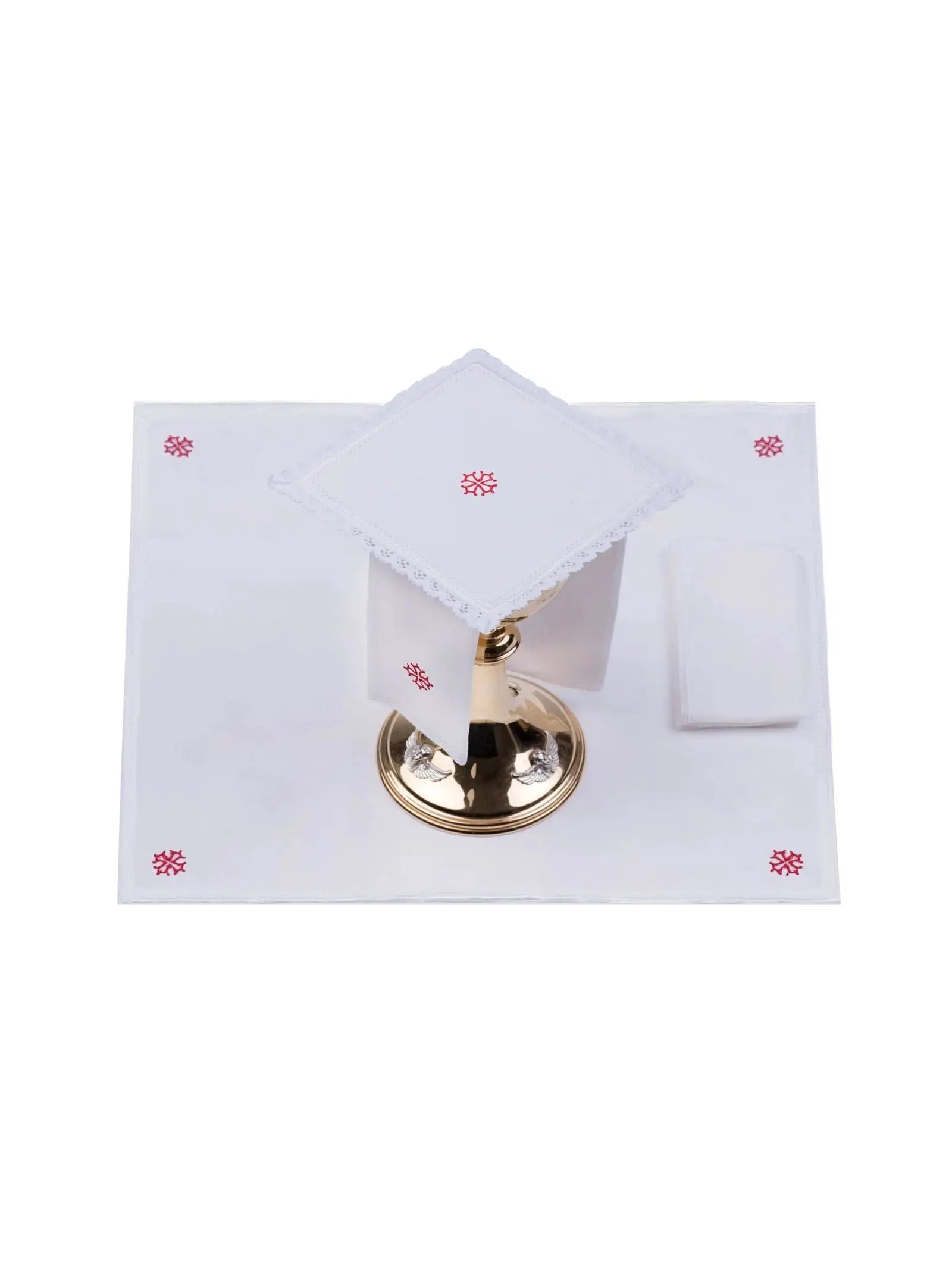 White Linen Cup Set