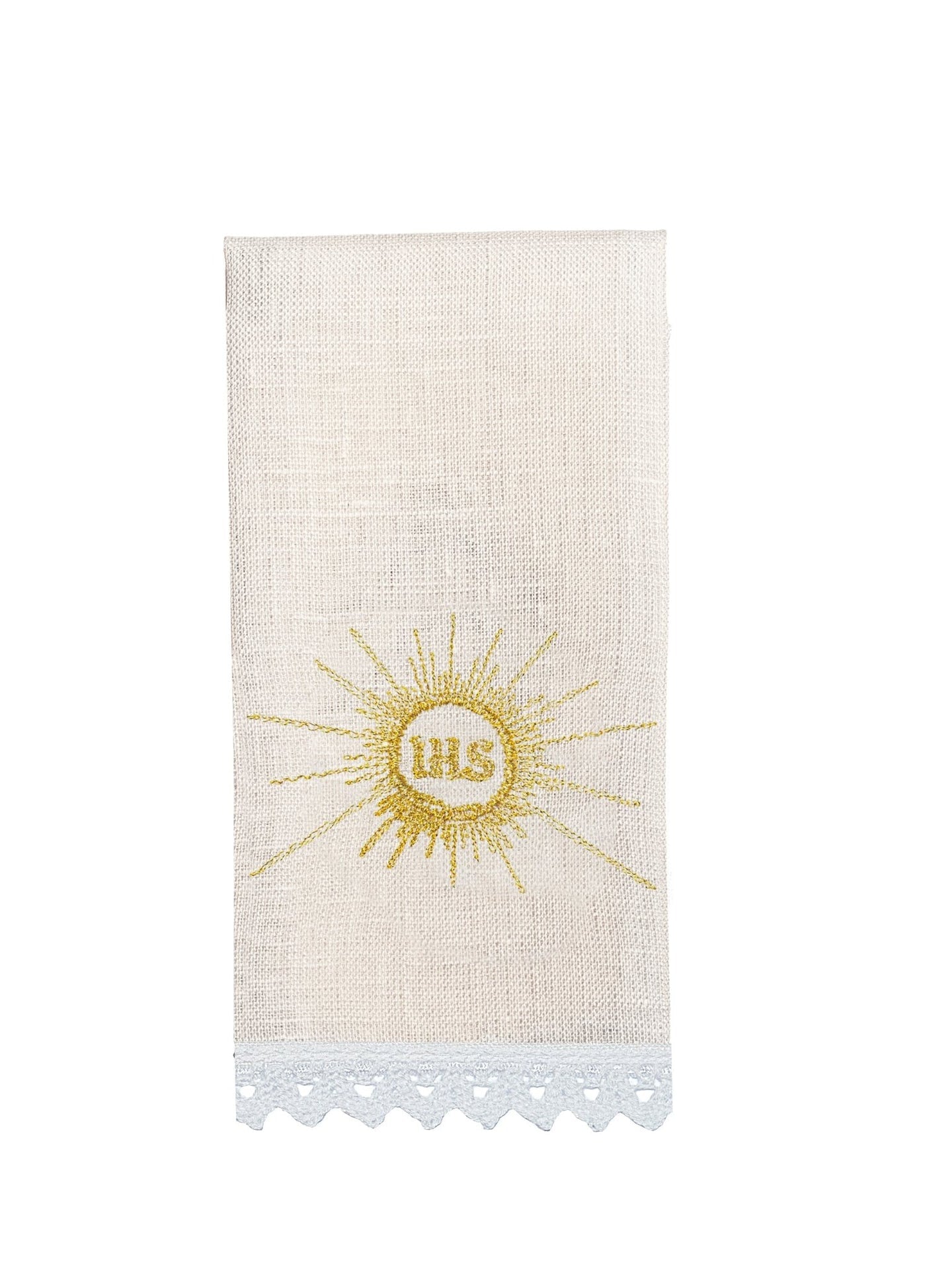 Komplet kielichowy z złotym motywem kielicha