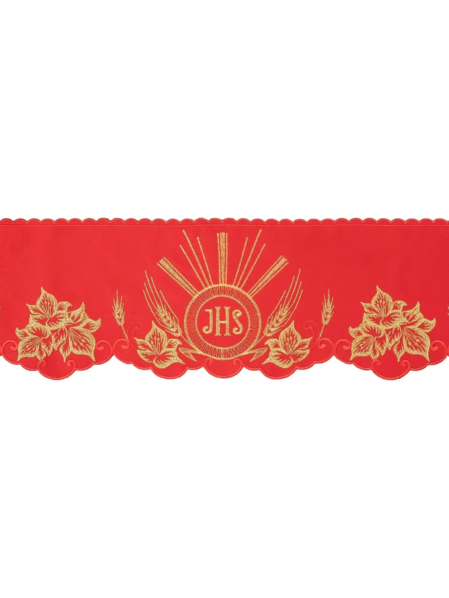 Metro con bordado frontal IHS Rojo