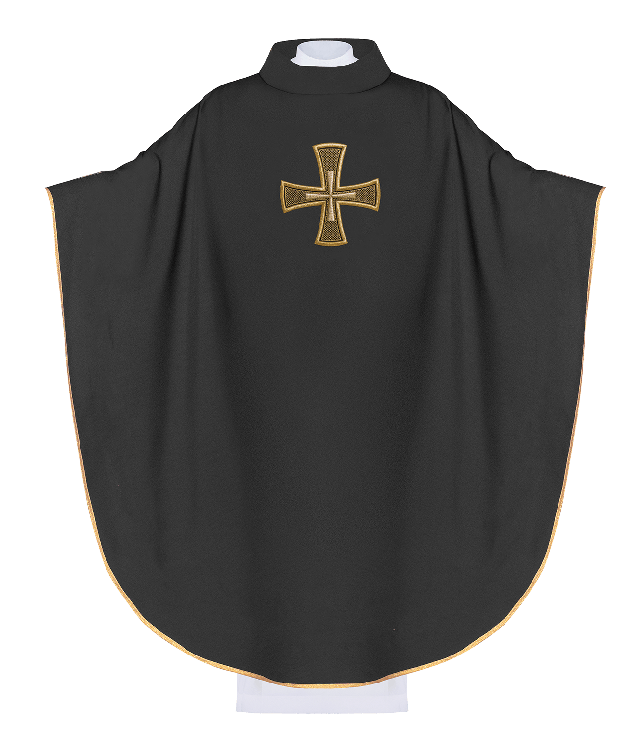 Ornat haftowany IHS Czarny