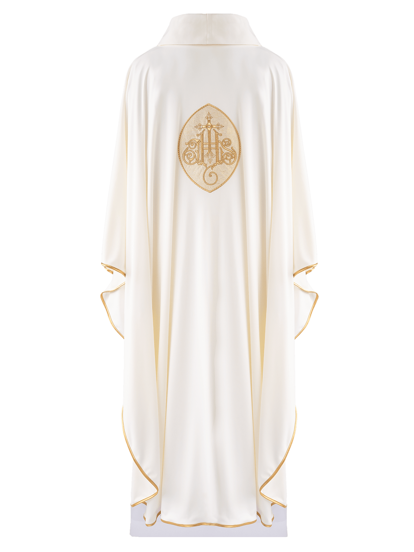 Ornat haftowany z IHS lekka dzianina SACROLITE