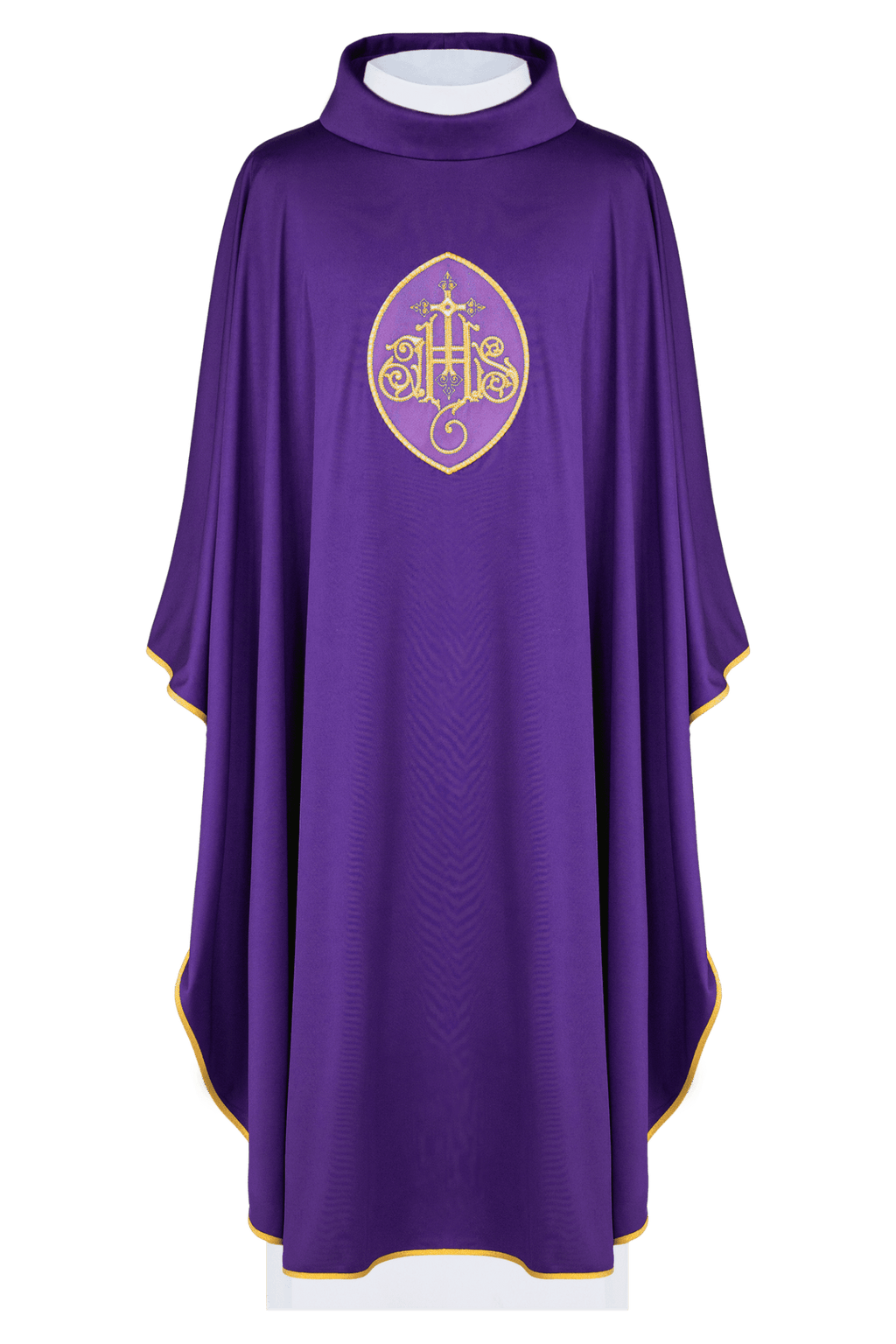 Ornat haftowany z IHS lekka dzianina SACROLITE