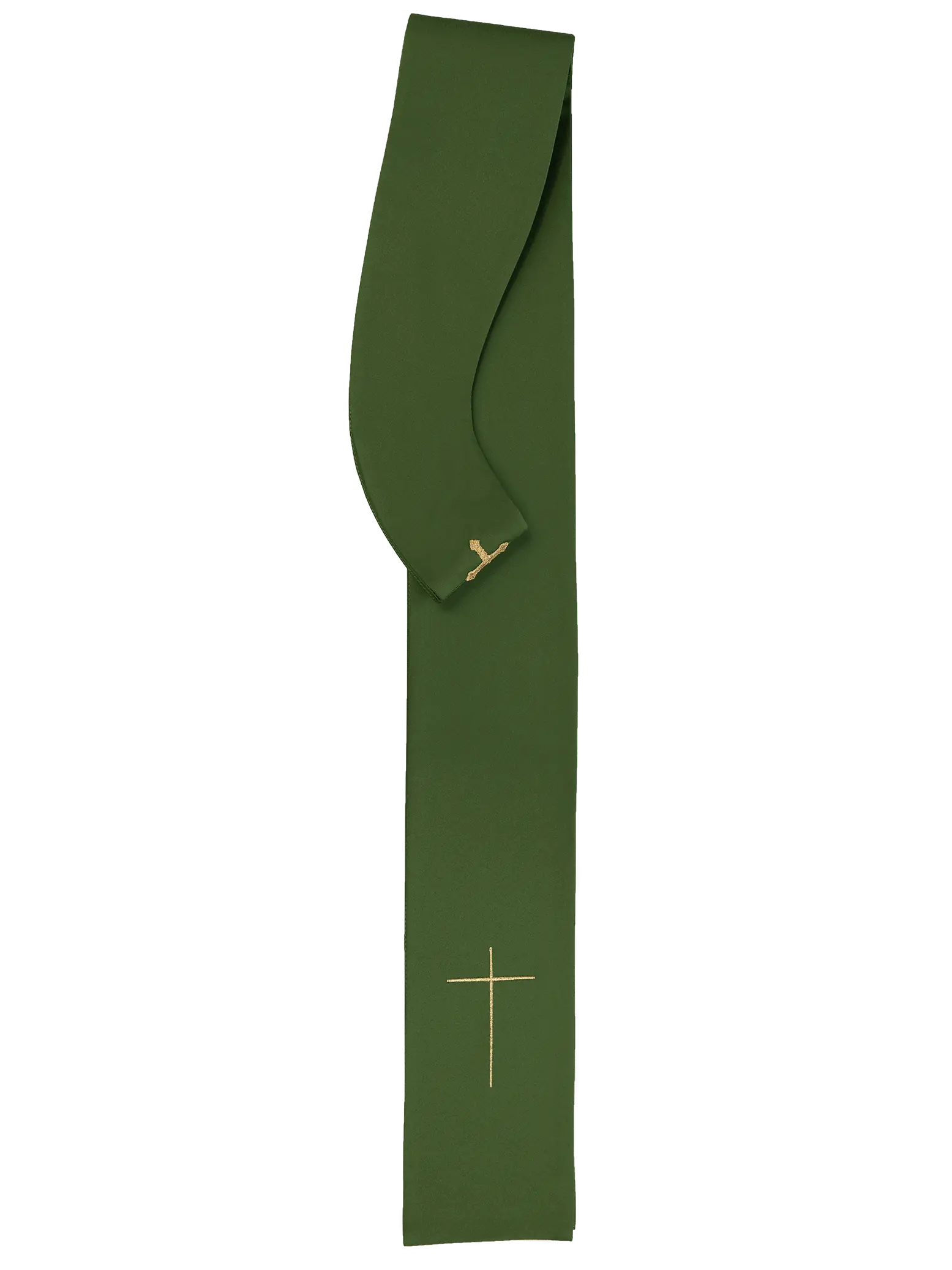 Embroidered chasuble with IHS symbol Green richly decorated