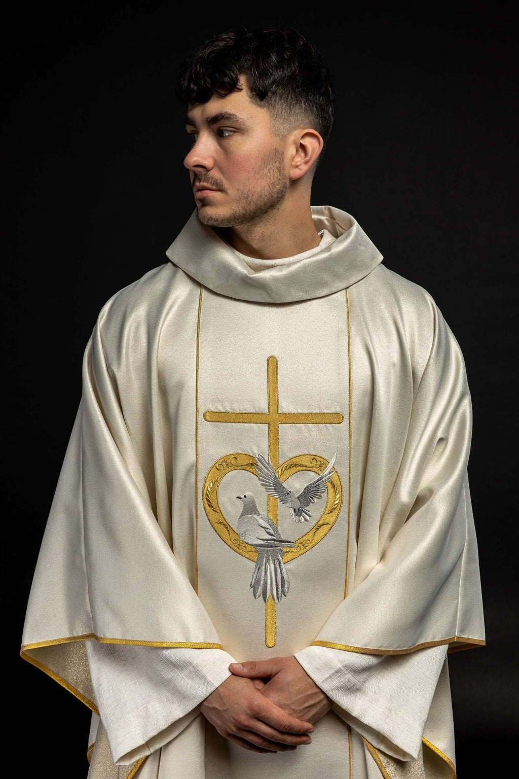 Ornat Ślubny w kolorze ecru