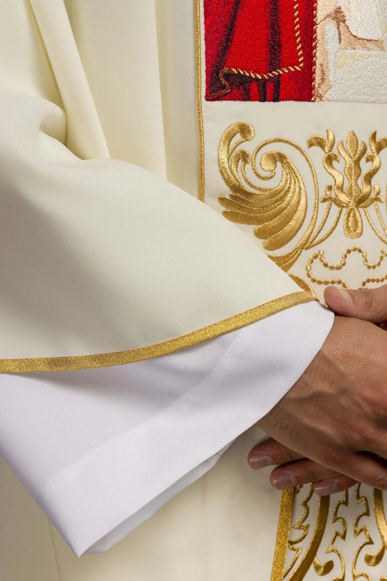 Casulla con una imagen del Papa Juan Pablo II