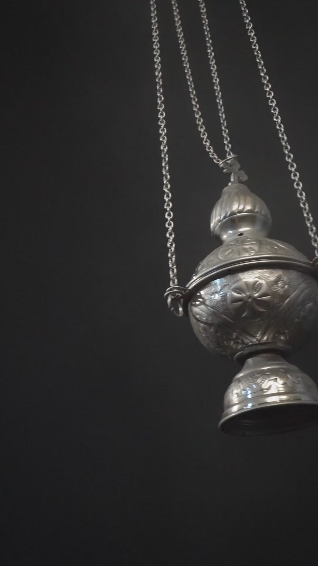 Nickel-Plated Brass Thurible - 23 cm - image 2