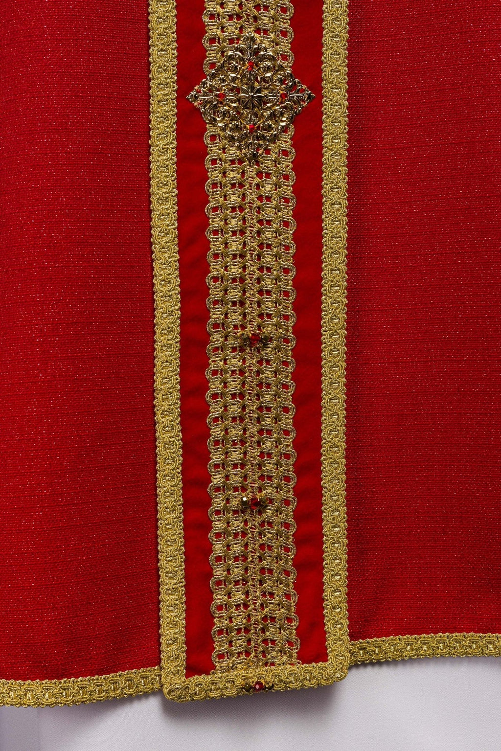 Ręcznie wykonany ornat z naturalnymi kamieniami Handmade 7001