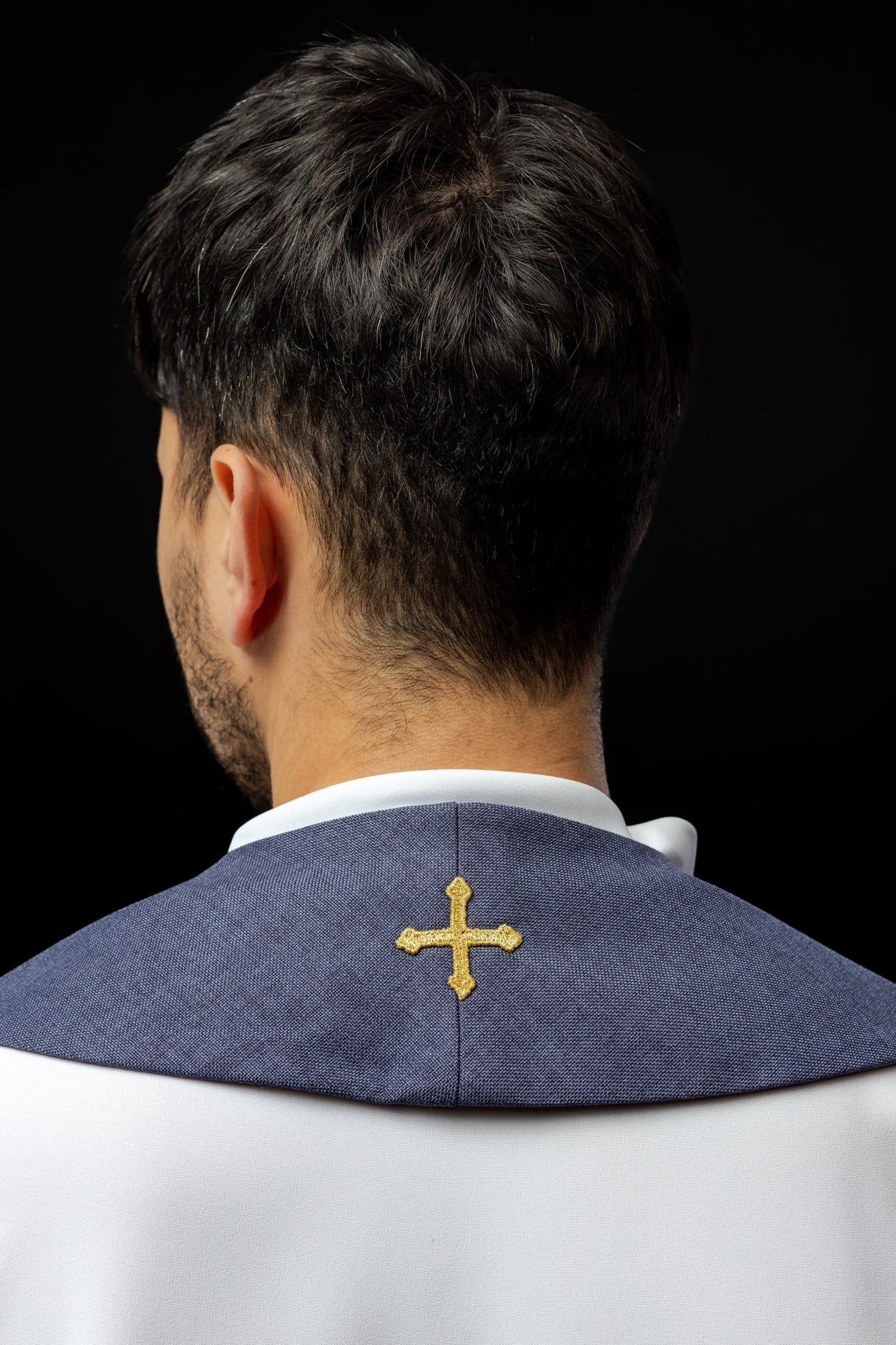 Stuła Fioletowa Aksamit