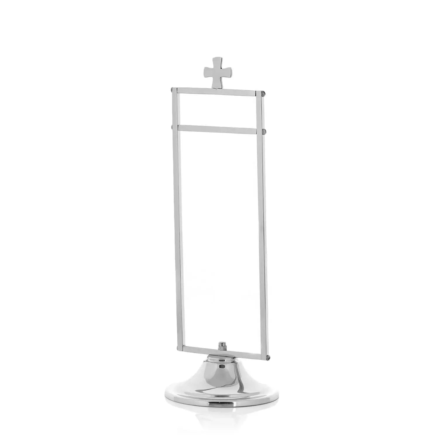 Colgador para Purificador de Latón Niquelado con Cruz – 25 cm