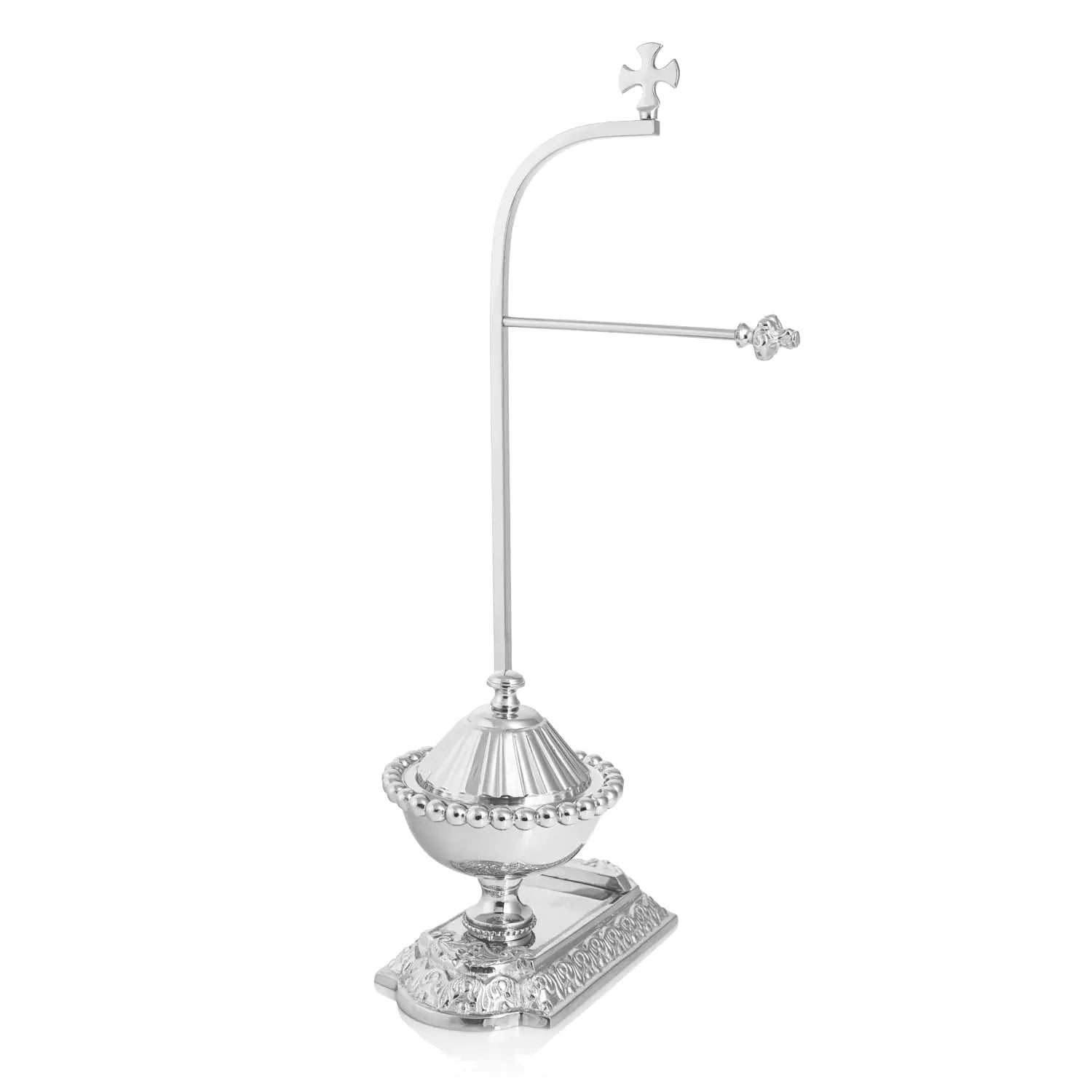 Colgador para Purificador de Latón Niquelado con Vasculum – 38 cm