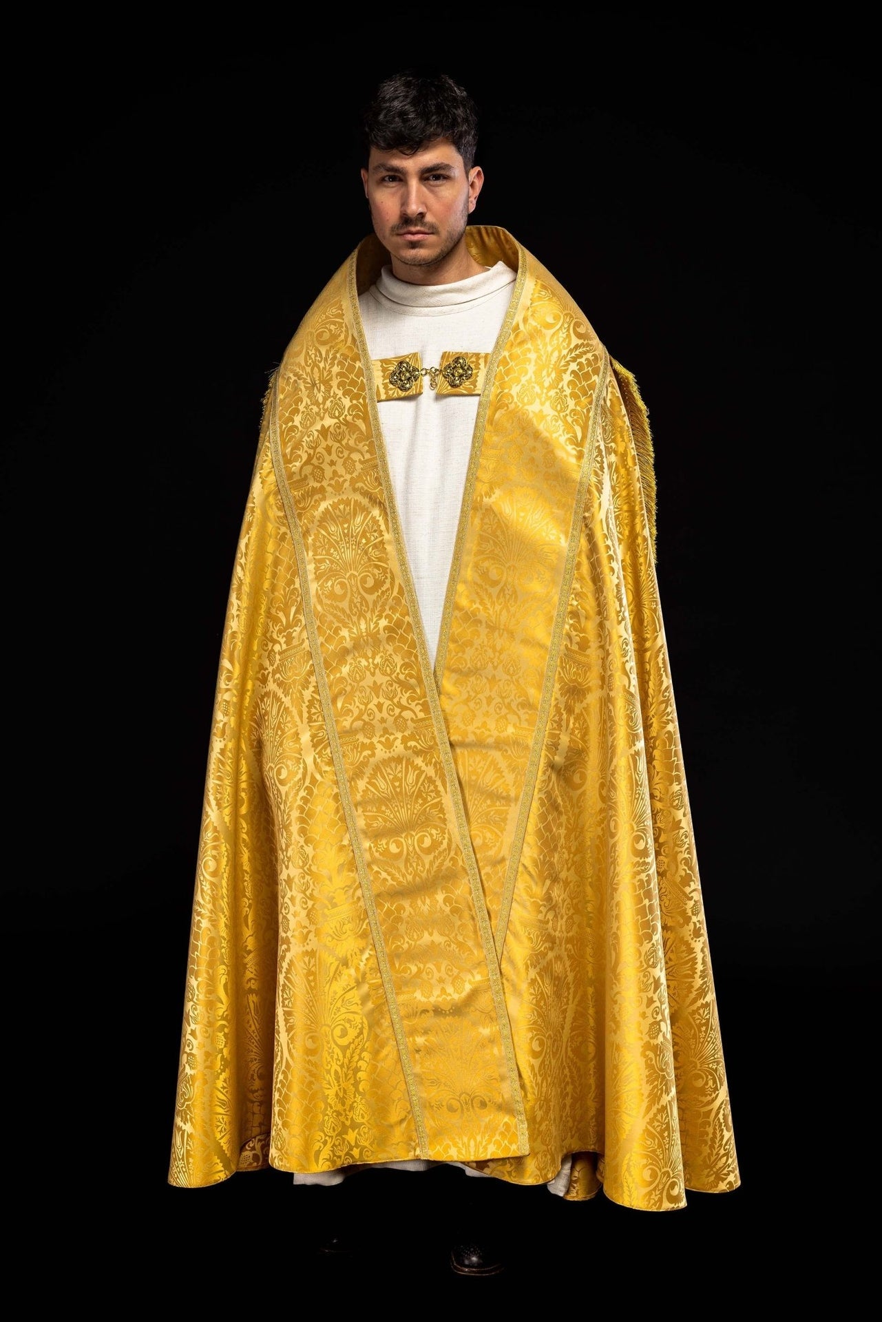 Żakardowa kapa rzymska gładka